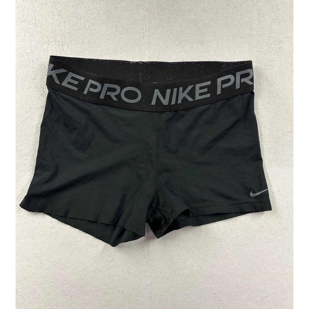 Nike Pro Women's Black Athletic Compression Shorts Large